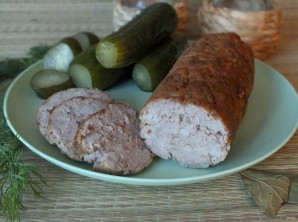 Домашняя колбаса в фольге