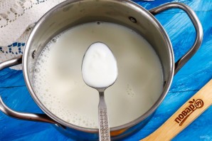 Домашняя сметана из козьего молока