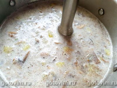 Грибной суп-пюре из шампиньонов с сыром Грибной суп-пюре из шампиньонов с сыром