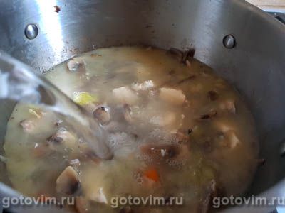 Грибной суп-пюре из шампиньонов с сыром Грибной суп-пюре из шампиньонов с сыром