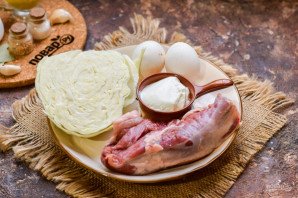 Капуста слоеная с мясом