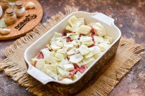 Капуста слоеная с мясом