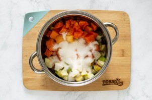 Компот из тыквы и яблок Компот из тыквы и яблок