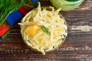 Квашеная капуста с апельсином