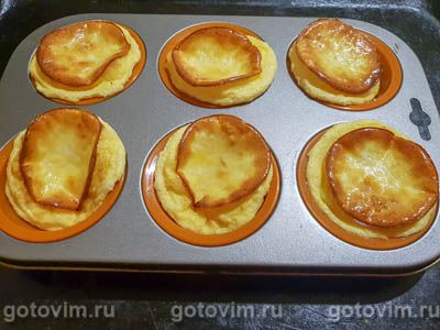 Омлет в формочках (в духовке)