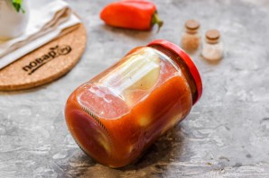 Перец фаршированный рисом на зиму