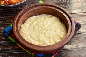 Пирог с капустой и морковью