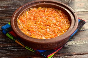 Пирог с капустой и морковью