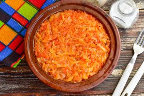 Пирог с капустой и морковью