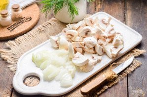 Салат из свеклы с грибами