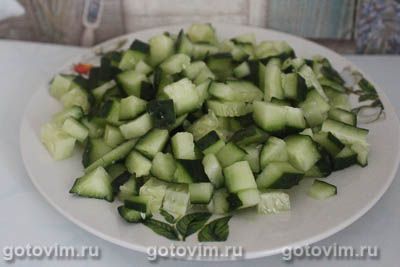 Салат с тунцом и овощами Салат с тунцом и овощами
