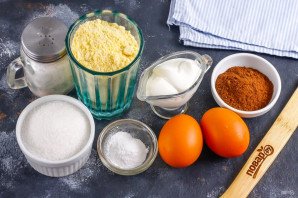 Шоколадный кекс без глютена
