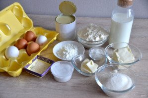Торт "Молочная девочка" с заварным кремом