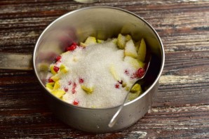 Варенье из яблок и калины