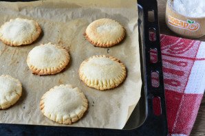 Песочное печенье с бананом и шоколадом