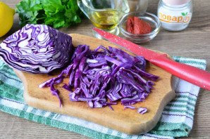 Борщ из красной капусты