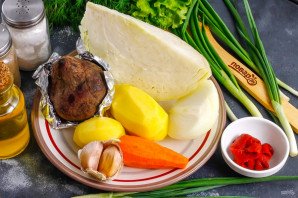 Борщ из запеченной свеклы