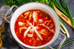 Борщ из запеченной свеклы