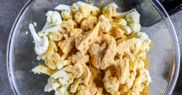Цветная капуста в кукурузной панировке Цветная капуста в кукурузной панировке