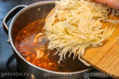 Грибные щи с фрикадельками Грибные щи с фрикадельками