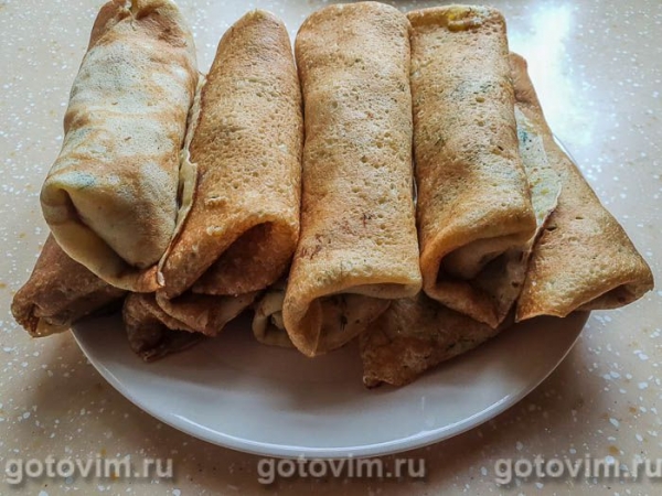 Картофельные блины с фаршем