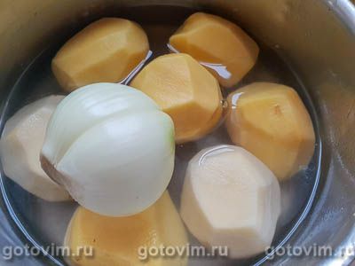 Картофельные блины с фаршем