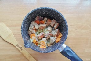 Каша из чечевицы с мясом