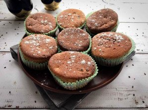 Кексы с красной смородиной Кексы с красной смородиной