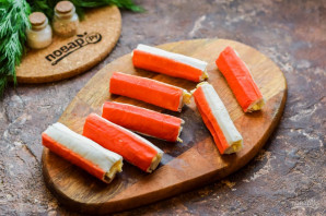 Крабовые палочки с начинкой