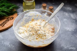 Куриные оладьи со сметаной