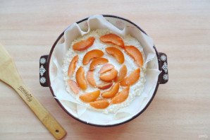 Насыпной пирог с абрикосами