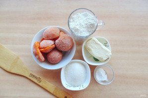 Насыпной пирог с абрикосами