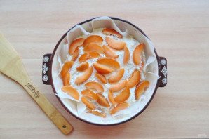 Насыпной пирог с абрикосами