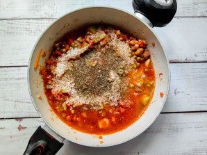 Овощное соте с рисом