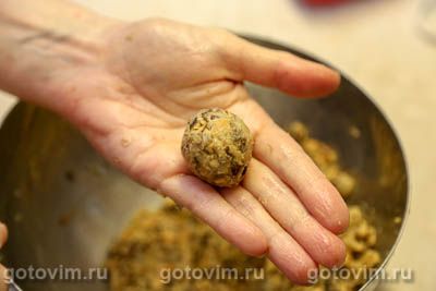 Овощные фрикадельки из нута с грибами Овощные фрикадельки из нута с грибами