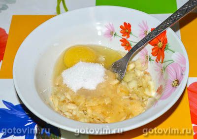Овсяные оладьи с яблоками и бананом Овсяные оладьи с яблоками и бананом