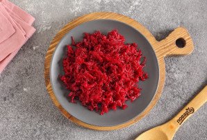 Перловая каша со свеклой
