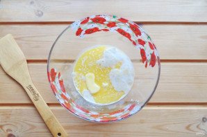 Пирог с капустой и грибами