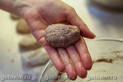 Постные котлеты из фасоли с грецкими орехами