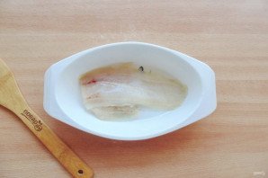 Рыба запеченная с оливками
