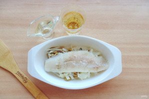 Рыба запеченная с оливками