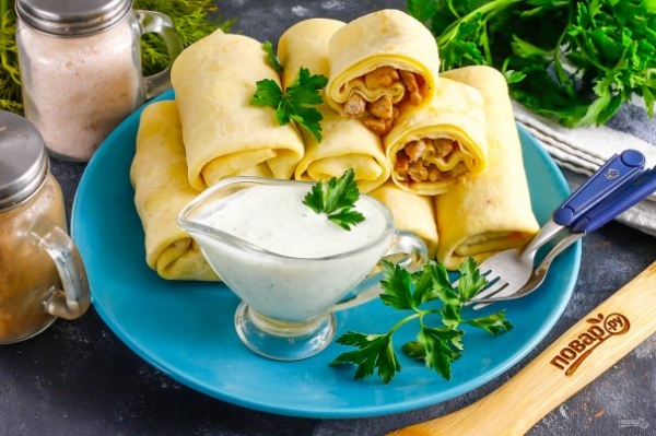 Соус к блинчикам с мясом
