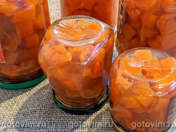 Тыква, маринованная с медом